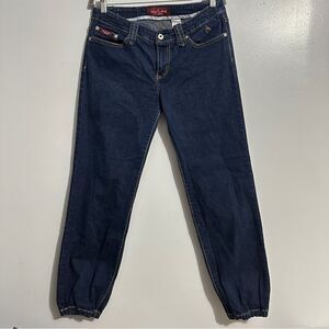 Baby phat blue jeans withh elastic legs size 13